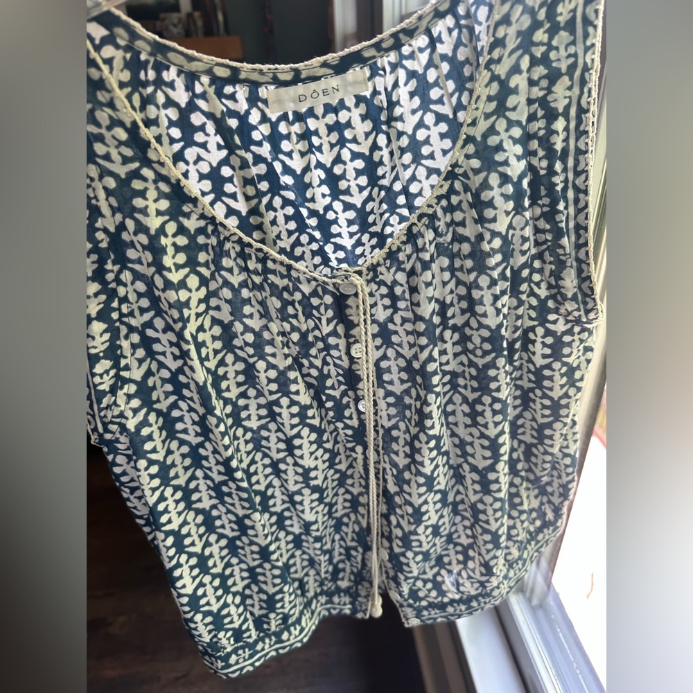 DOEN Rowe TOP -- SOLEDAD BLOOM XXS EUC - Picture 3 of 5